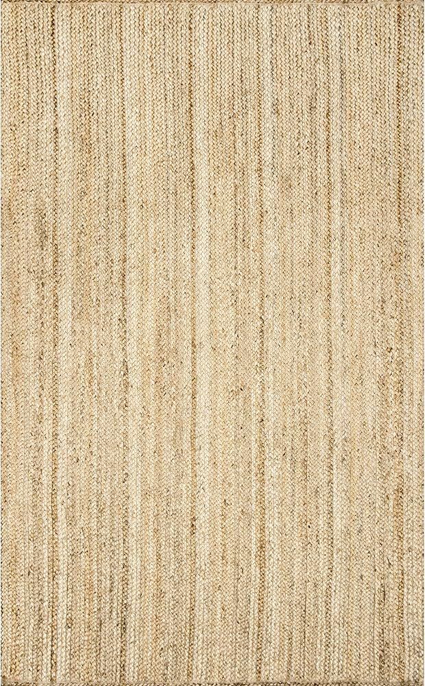 nuLOOM Rigo Hand woven Farmhouse Jute Area Rug | Amazon (US)