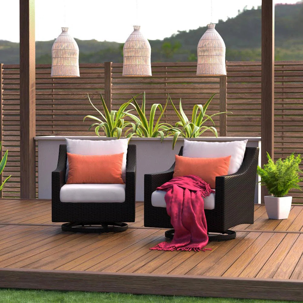 Fionnula Swivel Patio Chair With Sunbrella Cushion Covers | Wayfair North America