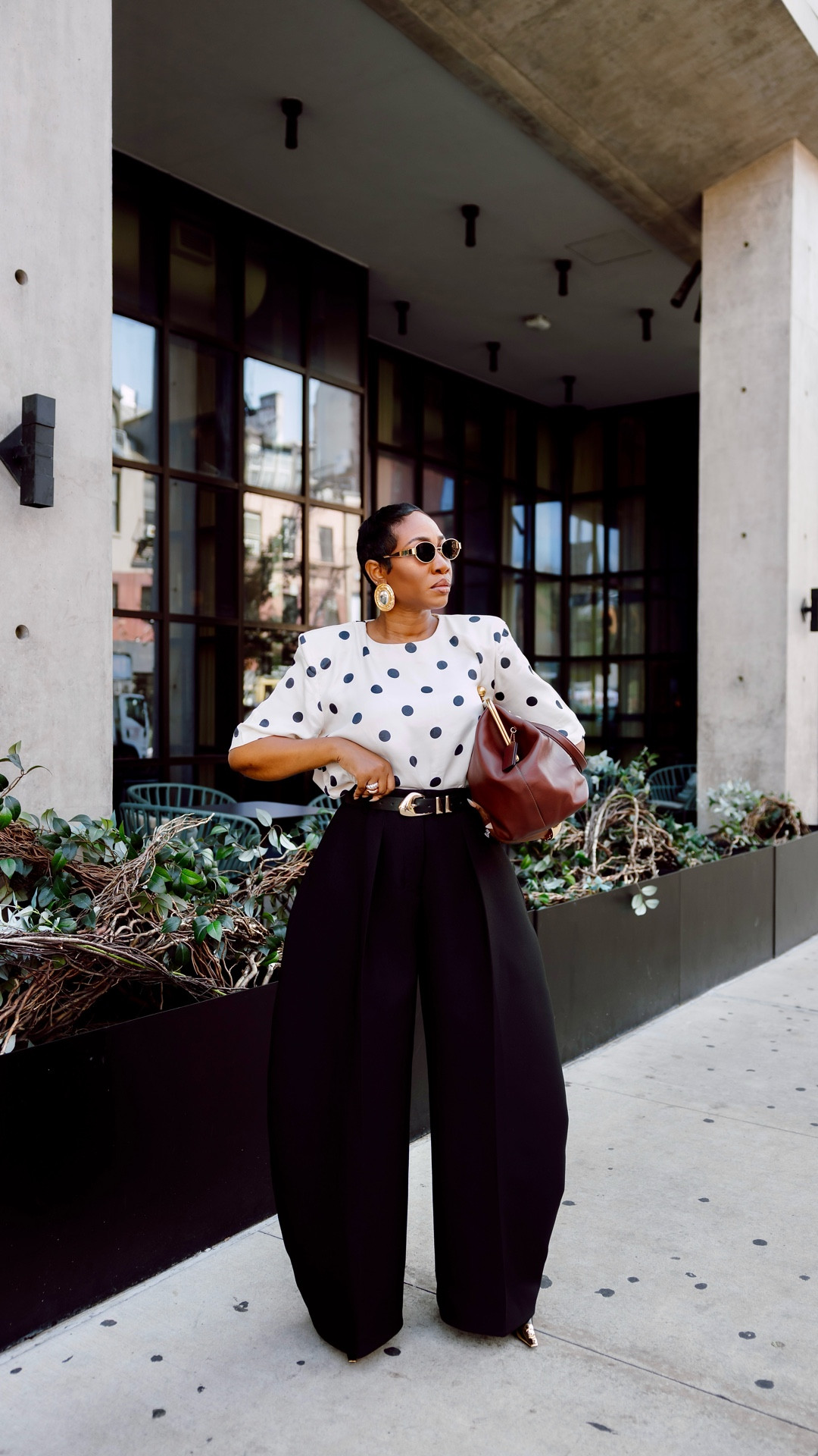 Polka dots are back and pair it my new fav barrel leg trousers
Size medium top
Size 40 pants
#LTKNYFW 

#LTKStyleTip #LTKSeasonal