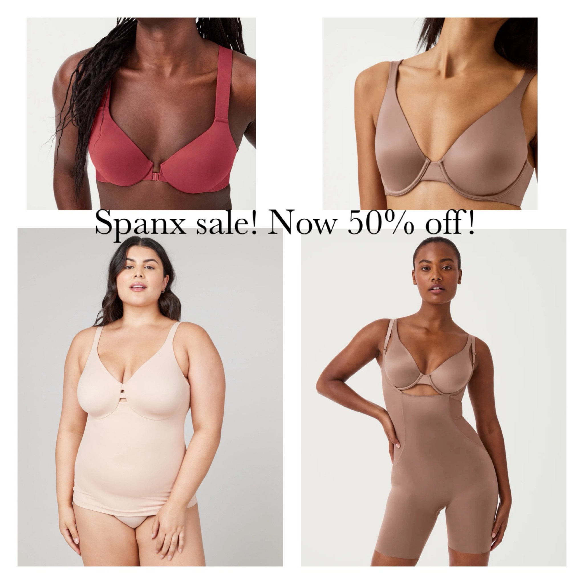 Spanx sale! Now 50% off! 

#LTKMidsize #LTKSaleAlert #LTKOver40