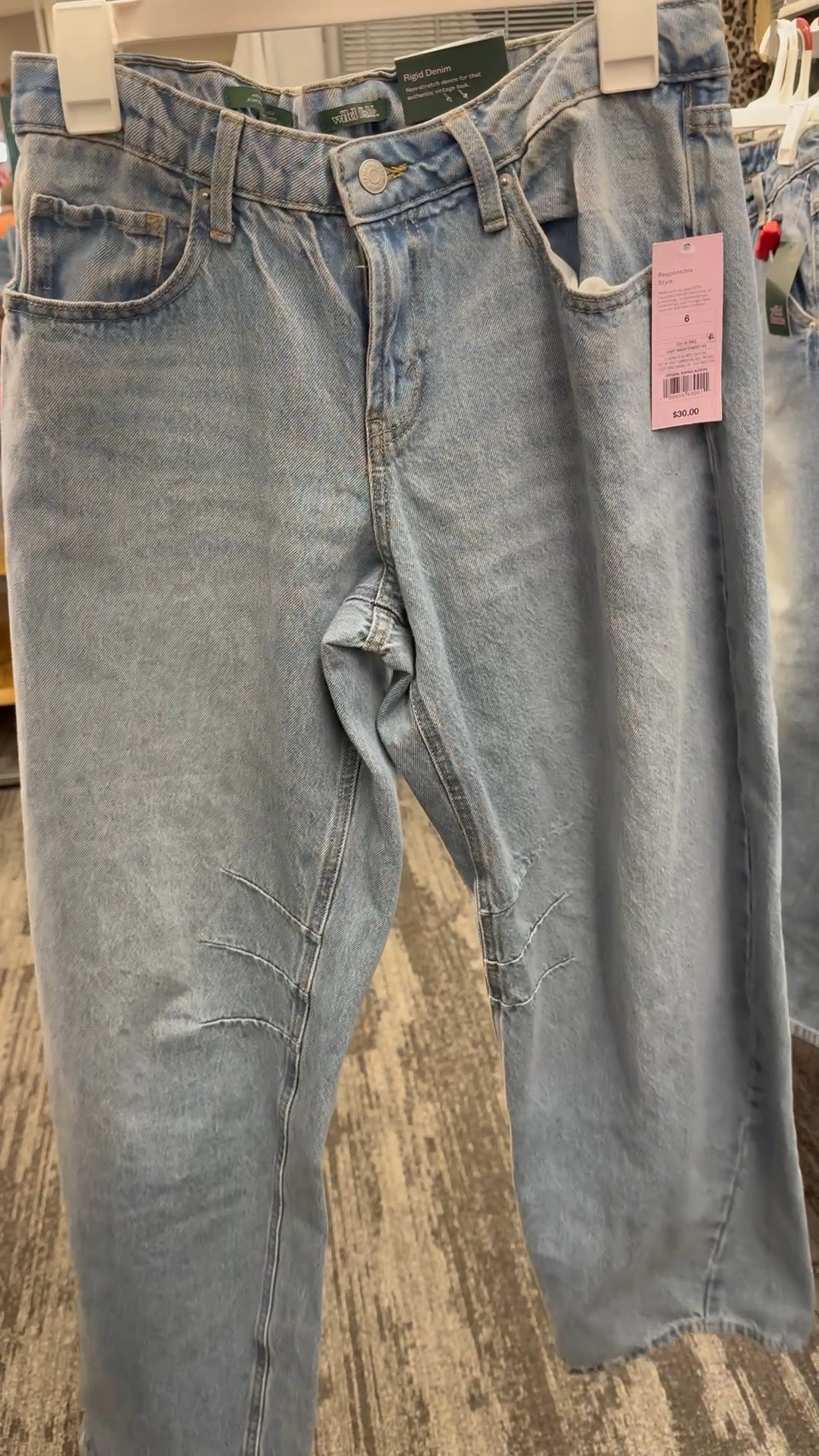 Love these jeans and took them home with me! Runs true to size! I got size 6 which is my true normal Jean size. It says it’s a barrel Jean but it looks more like a straight leg Jean when on to me!

Target women’s mid rise barrel jeans wild fable light wash 

#LTKootd #LTKWorkwear #LTKPetite