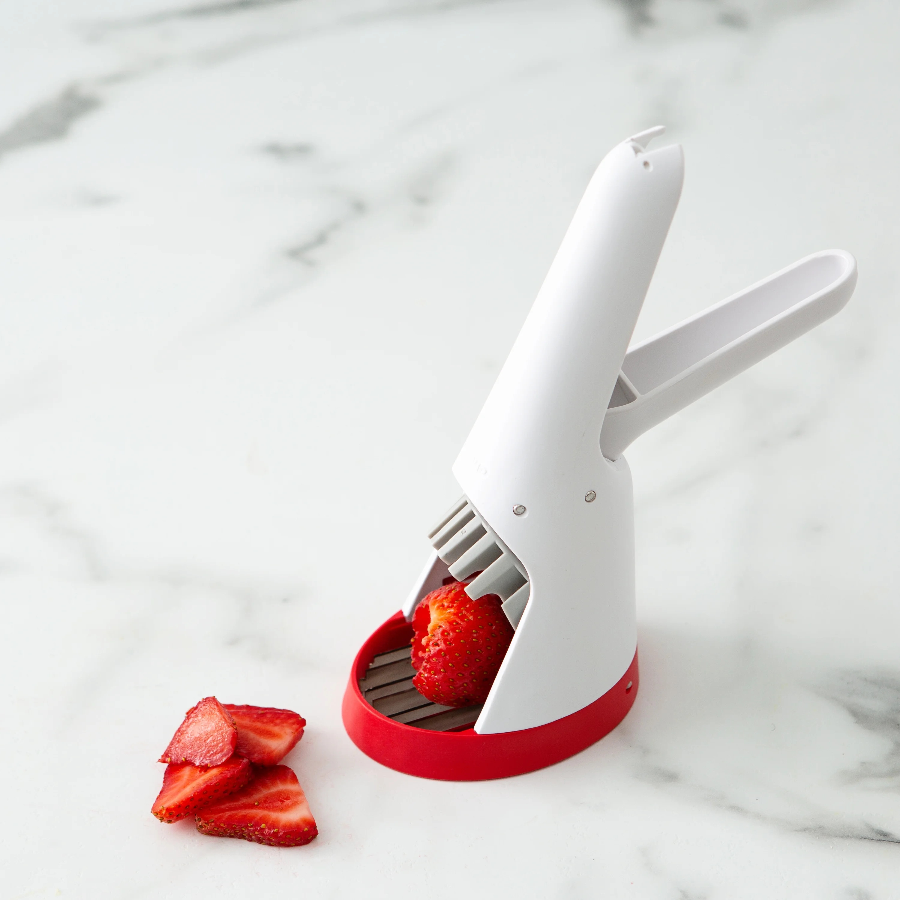 Chef'n Strawberry Slicester™ Hand-Held Strawberry Slicer, Top Rack Dishwasher Safe | Walmart (US)