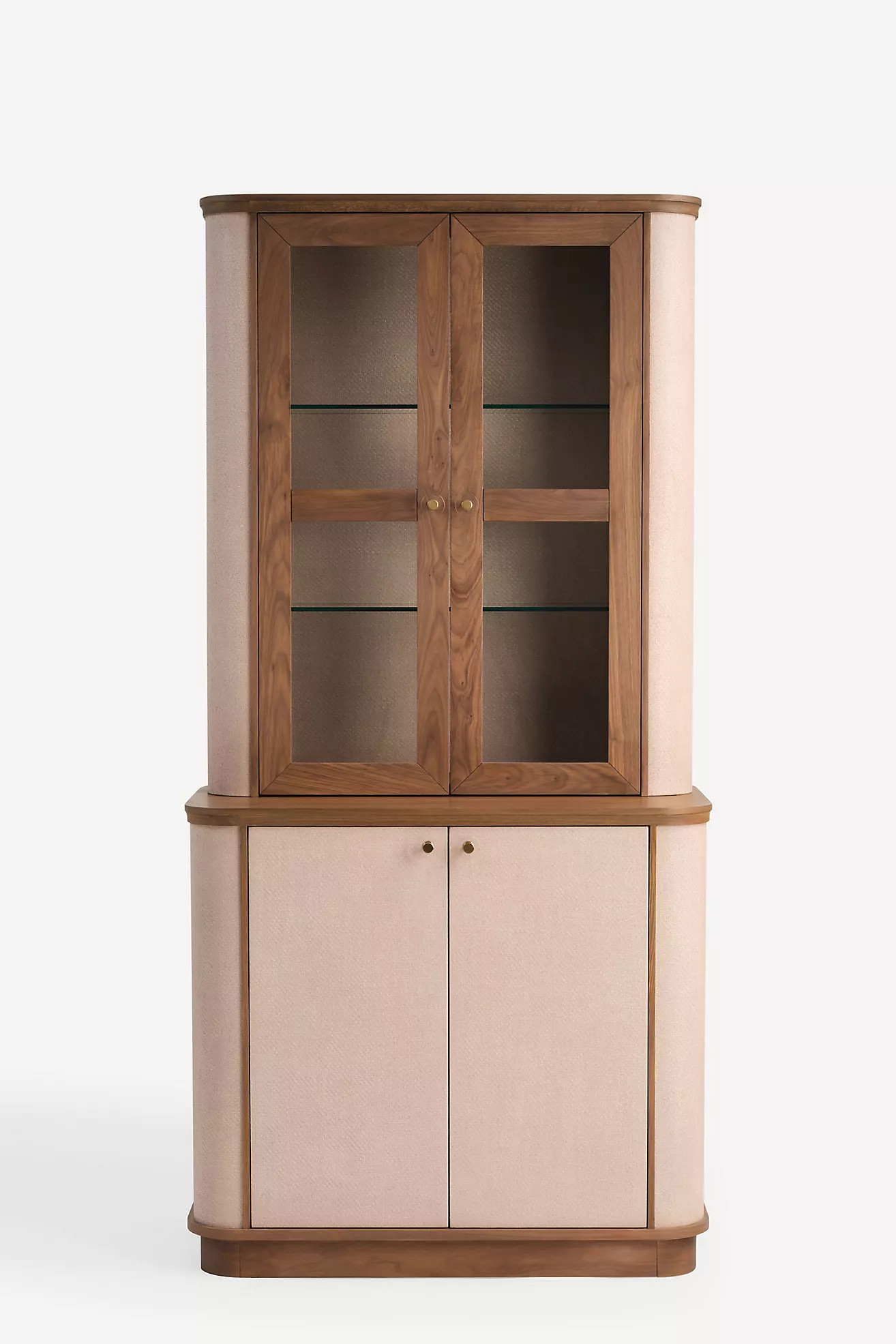 Acadia Raffia & Wood Bar Cabinet | Anthropologie (US)