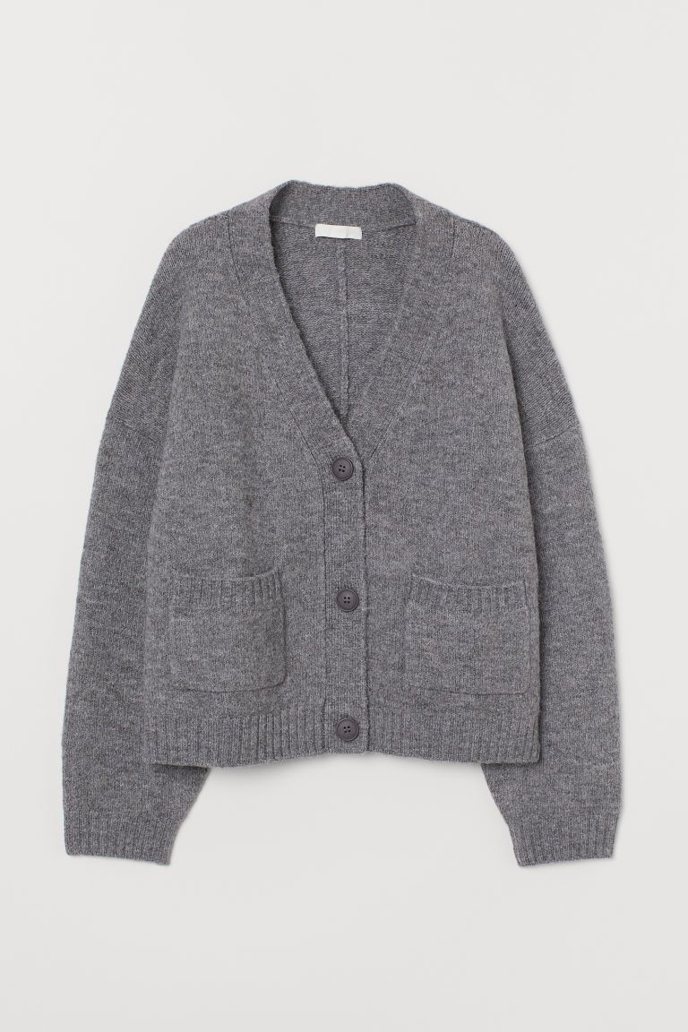 H & M - Knit Cardigan - Gray | H&M (US + CA)