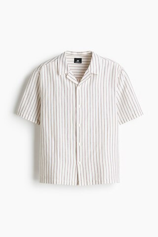 Relaxed-Fit Linen-Blend Resort Shirt | H&M (US + CA)