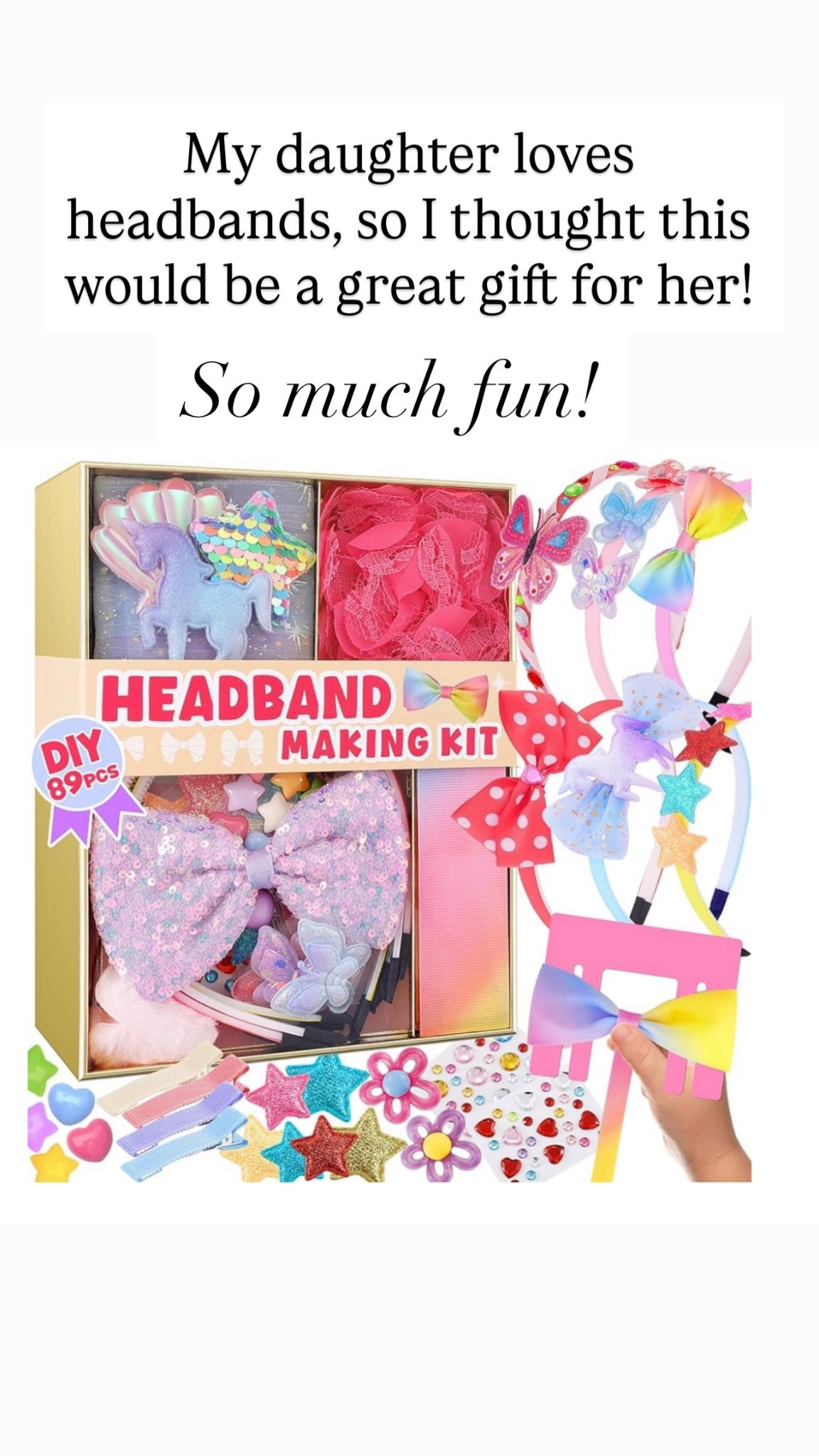 Headband make your own kit 

#LTKKids #LTKHoliday #LTKGiftGuide