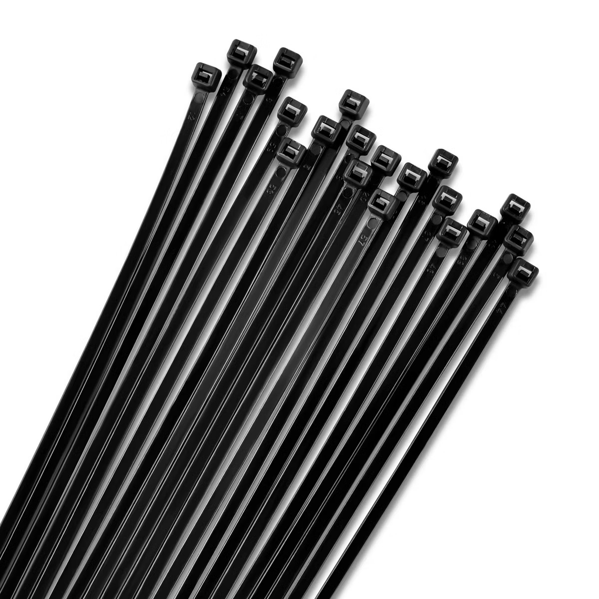 Bolt Dropper 12" Zip Cable Ties 40lbs, Black 100-Pack | Target