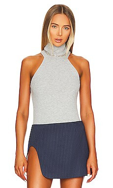 Michael Lauren Romulus Tank in Heather Grey from Revolve.com | Revolve Clothing (Global)