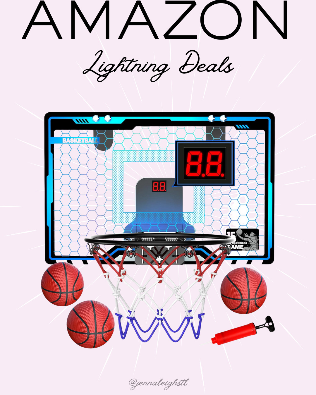Fun deal alert. Indoor mini basketball hoop is 35% off on Lightning Deal. Great gift idea. 

 #LTKGiftGuide #LTKSaleAlert #LTKKids