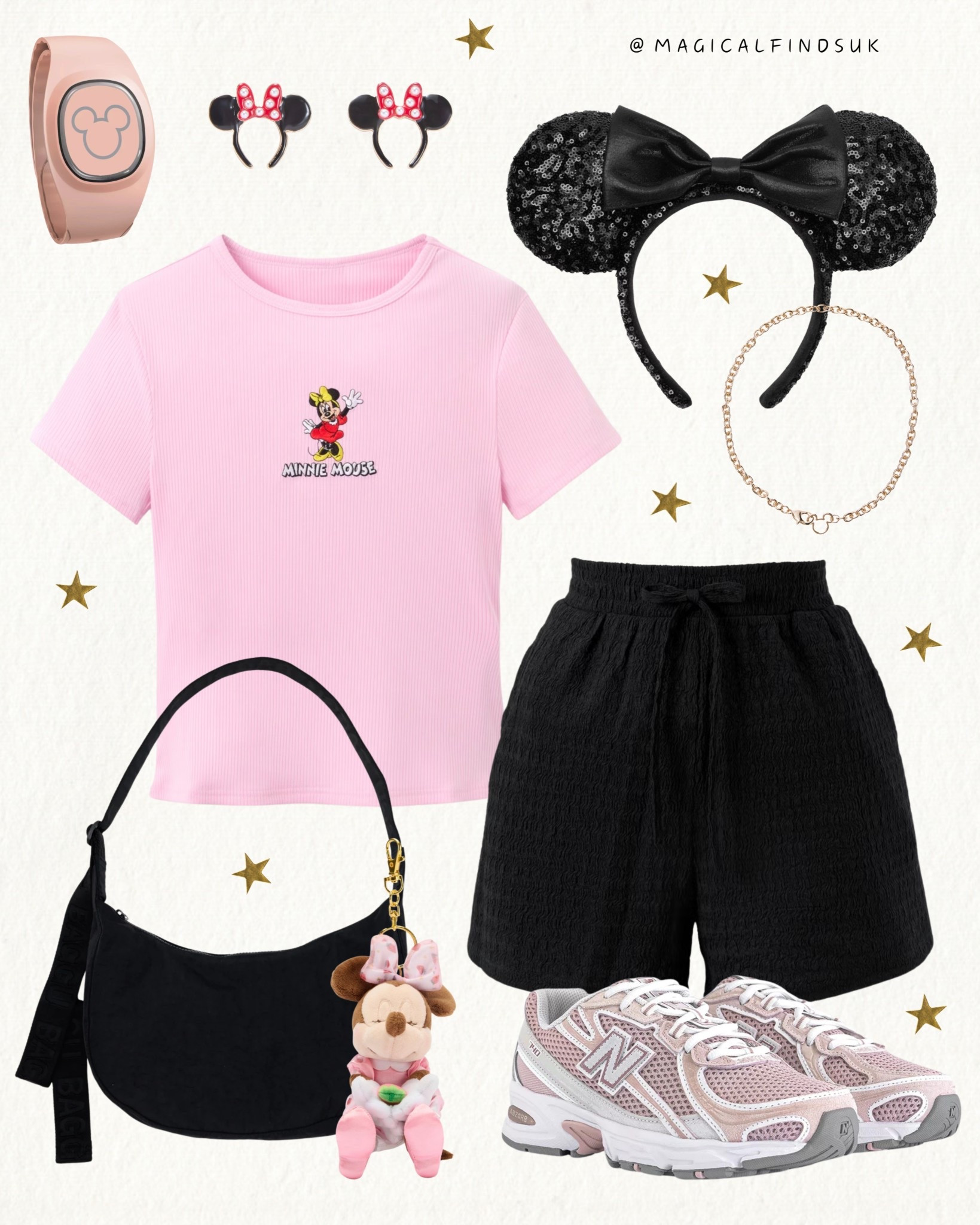 Disney park outfit inspo: Minnie Mouse 🐭💗🎀🪄