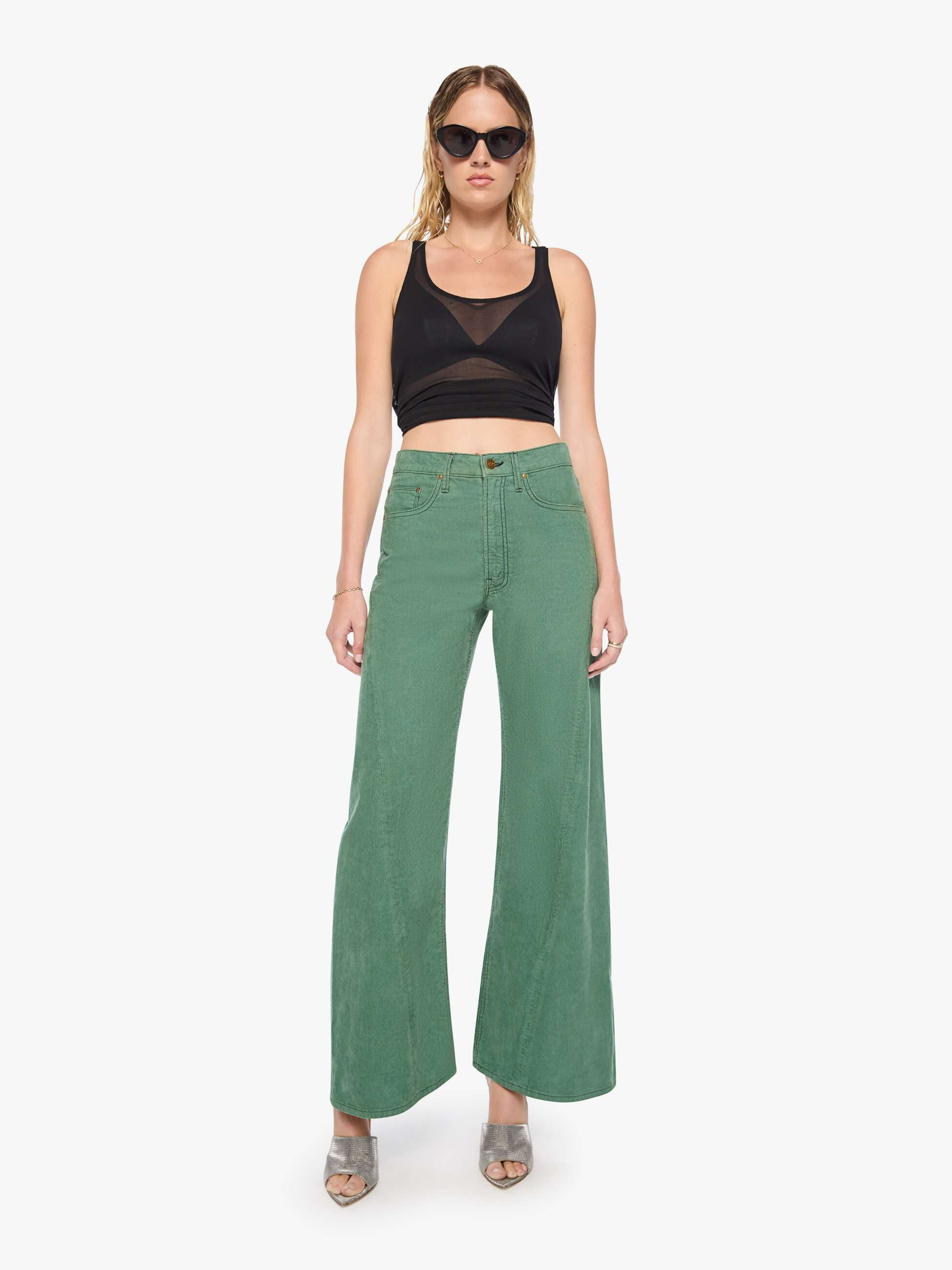 SNACKS! The Lemon Twist Sneak - Dark Ivy | Mother Denim