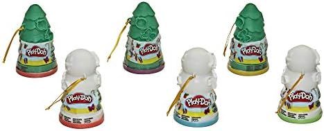 Play-Doh Christmas Tree and Snowman Holiday Toy Ornament 6-Pack Bundle for Kids 2 Years and Up, A... | Amazon (US)