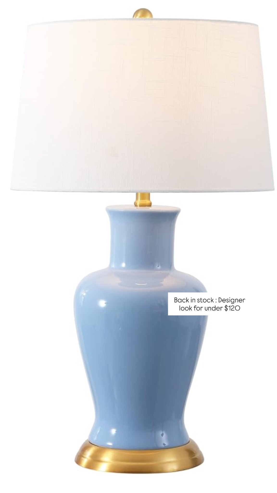 Blue lamp 
French blue 
Grandmillenial 


#LTKStyleTip #LTKSaleAlert