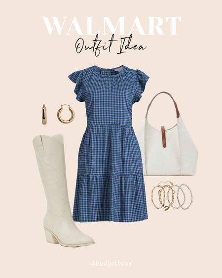Walmart country concert outfit idea inspo with new for fall tall cowboy boots #walmartpartner #walmart #walmartfashion @walmart @walmartfashion 

#LTKunder50 #LTKunder100 #LTKstyletip