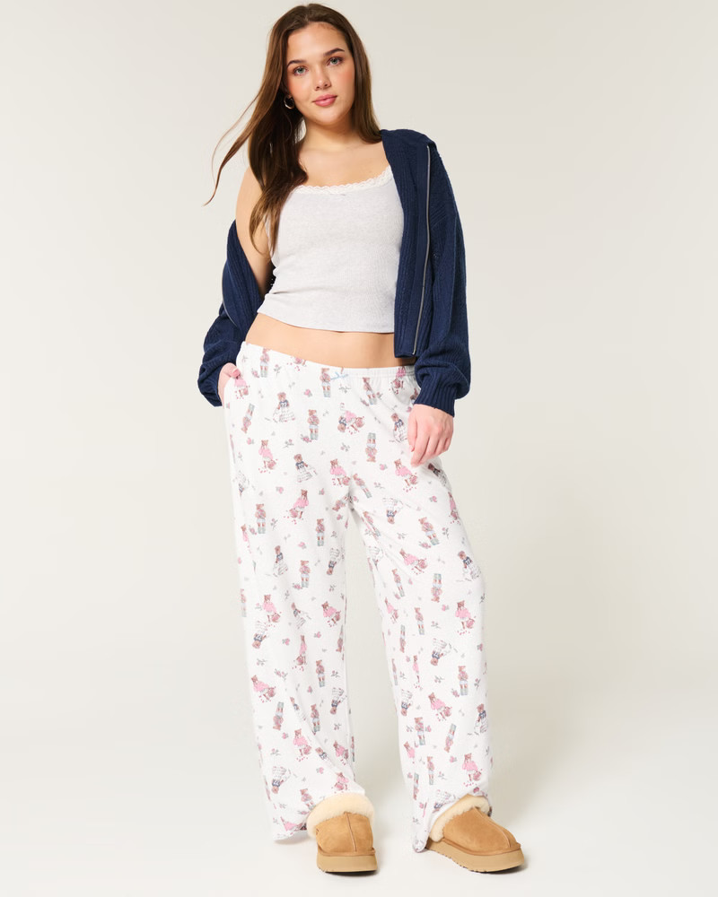 Bear Graphic Pajama Pants | Hollister (US)