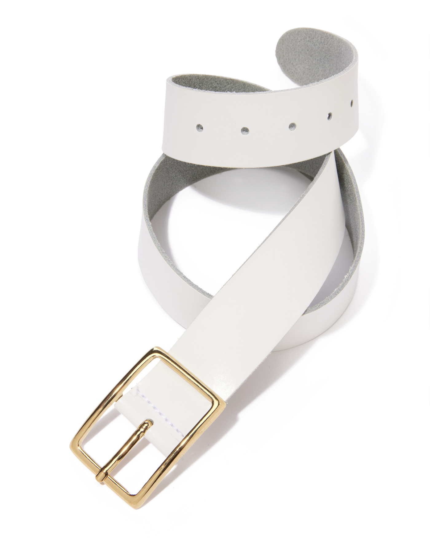 Modern Classic Leather Belt - Ecru | Boston Proper | Boston Proper