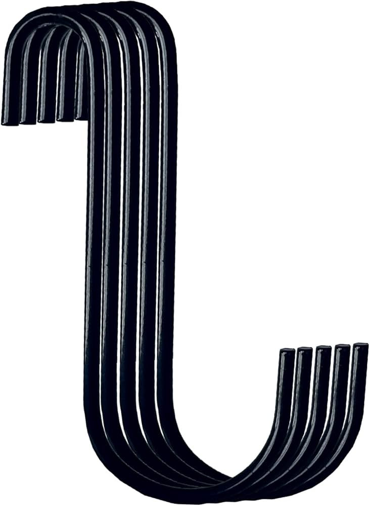 FASTENER TREE 10 Pack S Hooks, 3.5x4 S Hanging Hooks Heavy Duty Rack Hooks for Kitchen Pot&Pan, G... | Amazon (US)