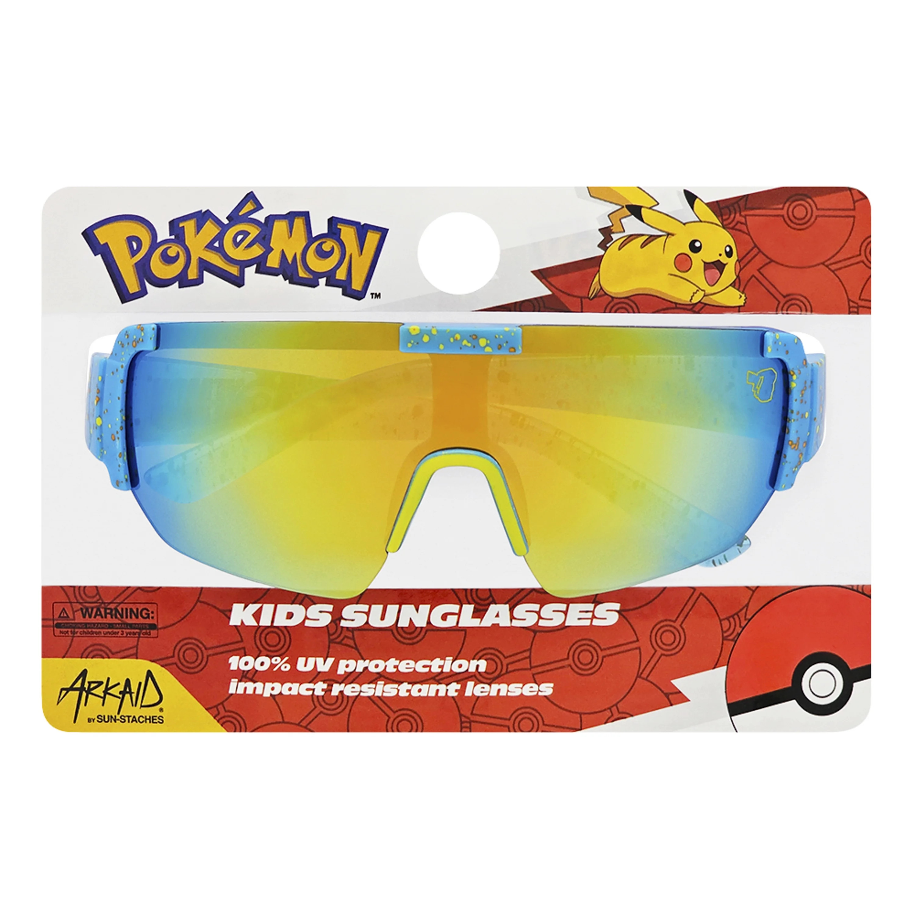 Sun-Staches Pokemon Blue Wrap Sunglasses with UV Protection | Walmart (US)