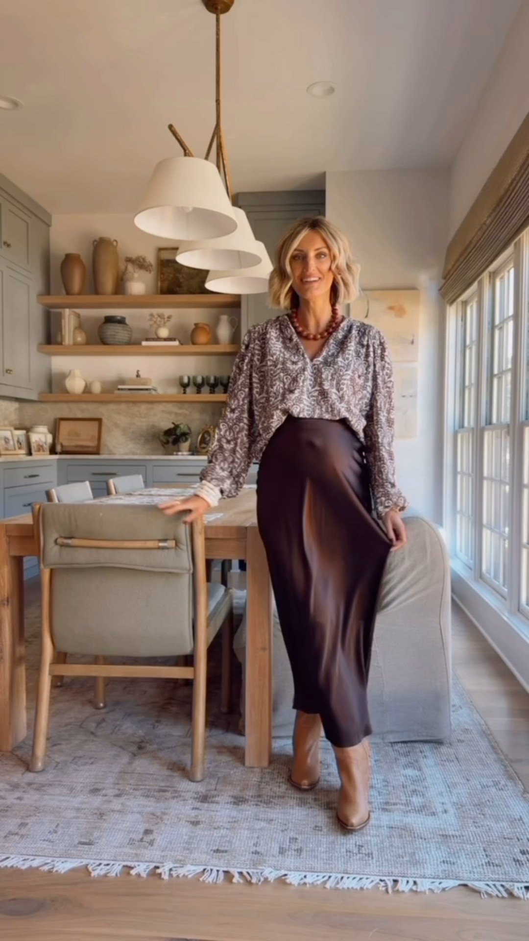 The perfect fall look - it would be great for a Thanksgiving option too! Wearing a small in the blouse and M in the slip skirt! 

Loverly Grey, fall outfit idea, Thanksgiving ourfitThanksgiving outfit

#LTKHoliday #LTKSaleAlert #LTKSeasonal