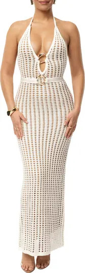 Dream Open Stitch Halter Dress | Nordstrom