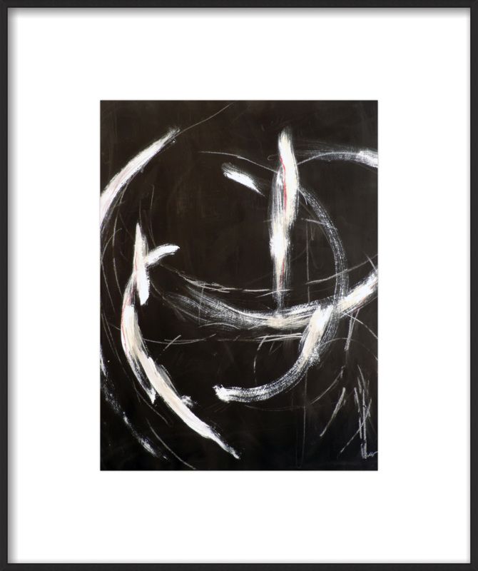 black painting IV (zen), 4-17-21 | Artfully Walls