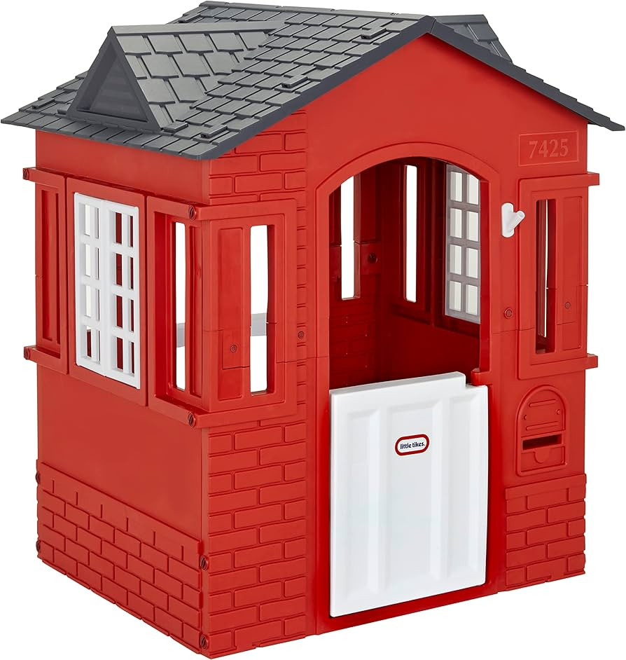 Little Tikes Cape Cottage Playhouse with Working Door, Windows, and Shutters - Red| For Kids 2-6 ... | Amazon (US)