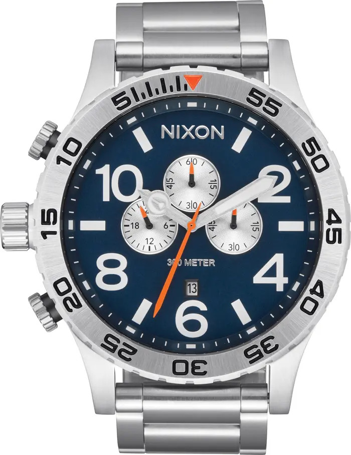 51-30 Chronograph Bracelet Watch, 51mm | Nordstrom
