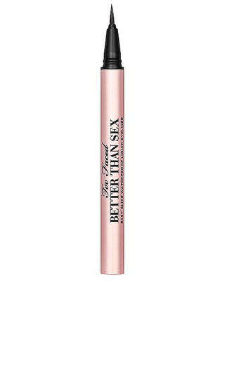 Too Faced Better Than Sex Easy Glide Waterproof Liquid Eyeliner in Black. | Revolve Clothing (Global)