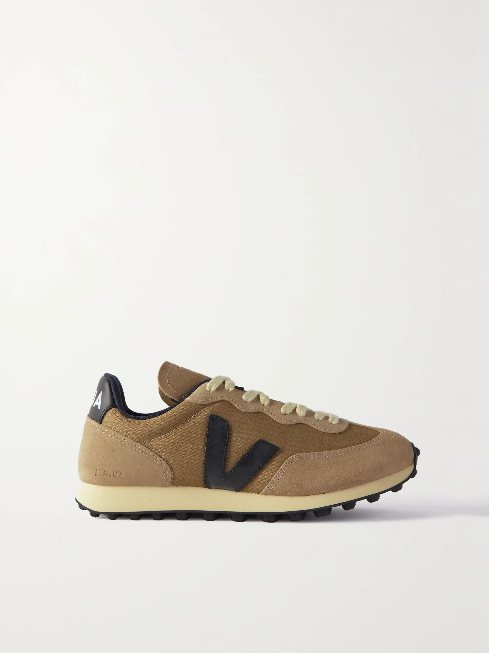 Rio Branco suede and leather-trimmed Alveomesh sneakers | NET-A-PORTER (US)