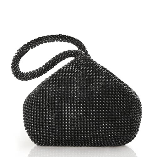BABEYOND Women's Beaded Clutch Evening Bags Vintage Elegant Triangle Purse for 1920s Party Prom Wedding | Amazon (US)