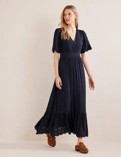 Broderie Flutter Maxi Dress | Boden (US)