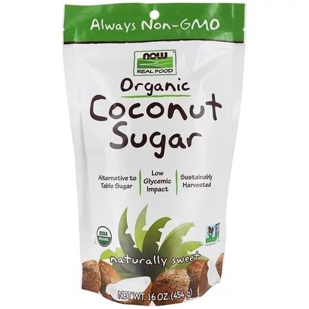 NOW Foods - NOW Real Food Organic Coconut Sugar - 16 oz. | Walmart (US)