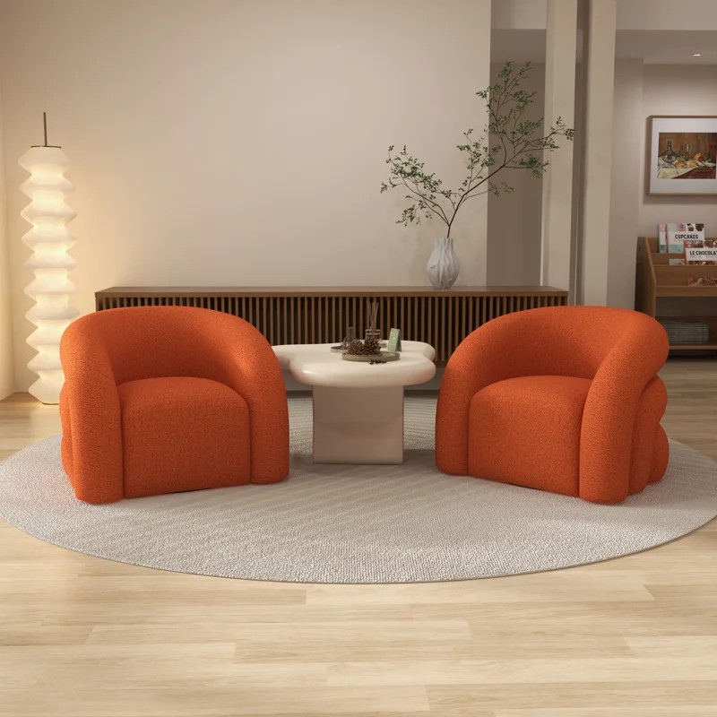 Coyle Upholstered Swivel Barrel Chair | Wayfair North America