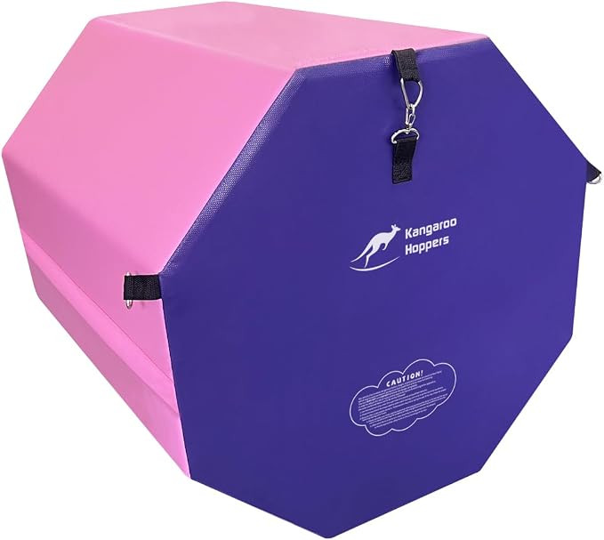 Kangaroo Hoppers Gymnastics Octagon Tumble Mat for Kids Ages 3-12, 2 Sizes High-Density EPE Foam ... | Amazon (US)