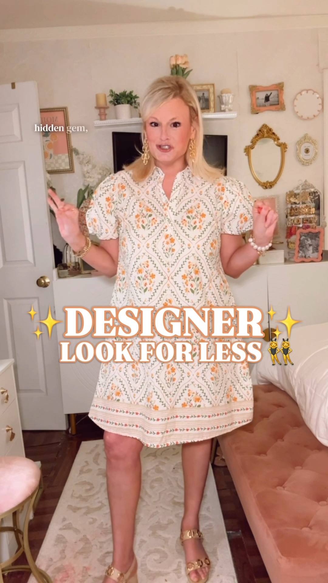 daytime summer dress | cotton mini dress women | designer look for less | Tuckernuck style dress | Anthropologie inspired dress

This 100% cotton mini dress has that very specific Tuckernuck meets Anthropologie look: easy daytime polish, pretty puff sleeves, a soft floral print, and the kind of shape that makes summer dressing feel instantly finished.

I’m in a medium. The fit is easy through the body with a relaxed shift silhouette, button front, collared neckline, short puff sleeves, and that charming border-print detail at the hem.

It feels like the dress you grab for lunch, errands, church, brunch, vacation mornings, baby showers, casual summer parties, beach town shopping, and warm-weather days. 

The print gives it the designer feel. The cotton makes it breathable. The shape keeps it wearable. And the $34.99 sale price makes it one of those pieces that feels like a very smart cart addition.

If you love Tuckernuck style dresses, Anthropologie inspired dresses, feminine summer dresses, cotton mini dresses, puff sleeve dresses, daytime dresses women, summer brunch outfits, vacation dresses, casual wedding guest dresses, church dresses, teacher outfits, preppy summer style, floral mini dresses, and designer look for less finds, this is exactly the lane.

Tuckernuck look for less, Anthropologie dress look for less, designer look for less dress, cotton summer dress, puff sleeve mini dress, floral dress women, daytime summer dress, Belk dress, MSK dress, preppy dress women, feminine summer outfit

#LTKFindsUnder50 #PreppyStyle #DesignerLookForLess #SummerDress #WeddingGuestDress #WeddingGuestOutfit #LookForLess #ShiftDress #SummerOutfit

#LTKSeasonal #LTKSaleAlert #LTKWedding