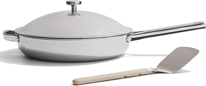 Our Place Large Titanium Always Pan Pro | 12.5" PFAS-Free Nonstick Frying Pan with Spatula | Chef... | Amazon (US)