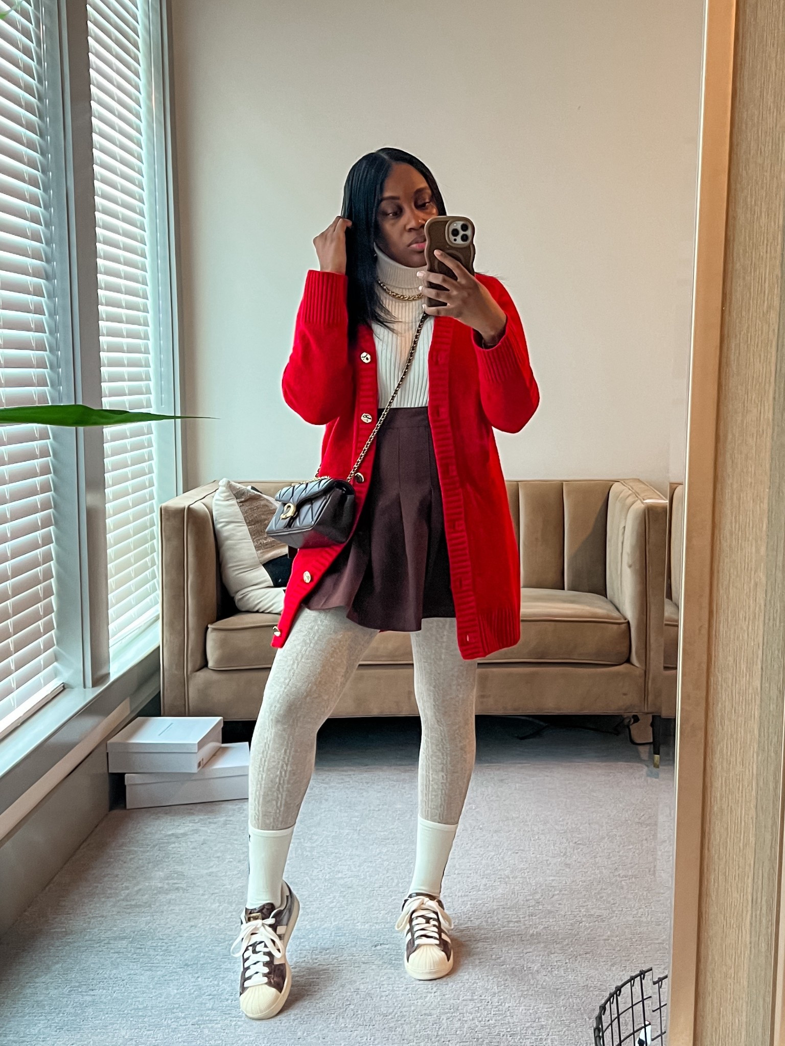 Styled this red dress as a cardigan and it turned out so cute! l love it paired with my brown pleated skirt and snakeskin Adidas superstars 😍

#LTKFindsUnder100 #LTKSeasonal #LTKSaleAlert