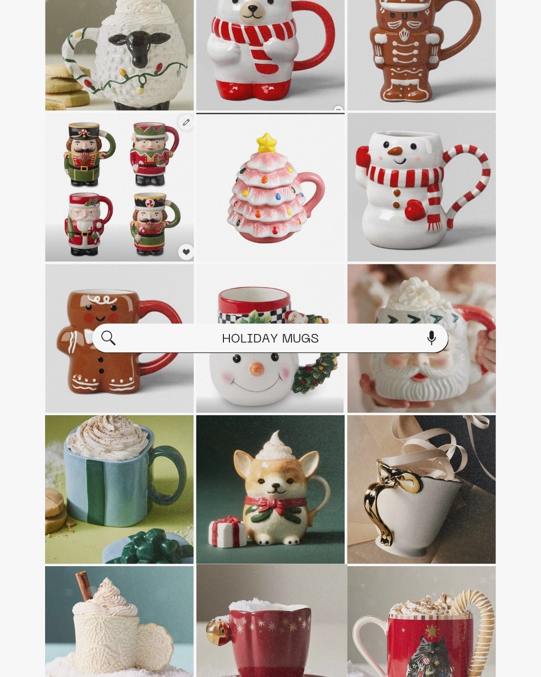 Holiday mug obsession activated. ☕️🎄 Rounded up the cutest Christmas mugs, festive drinkware, and cozy winter cups for all your cocoa + coffee moments.

Which one is your fave?

#HolidayMugs #ChristmasMugs #FestiveDrinkware #HolidayHomeDecor #CozySeason #GiftIdeas #WinterMugs #ChristmasKitchen #LTKHome


#LTKHoliday #LTKSeasonal #LTKCyberWeek