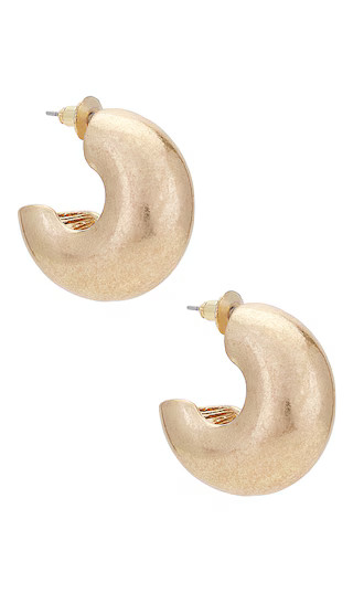 Sara Earring in Gold | Revolve Clothing (Global)