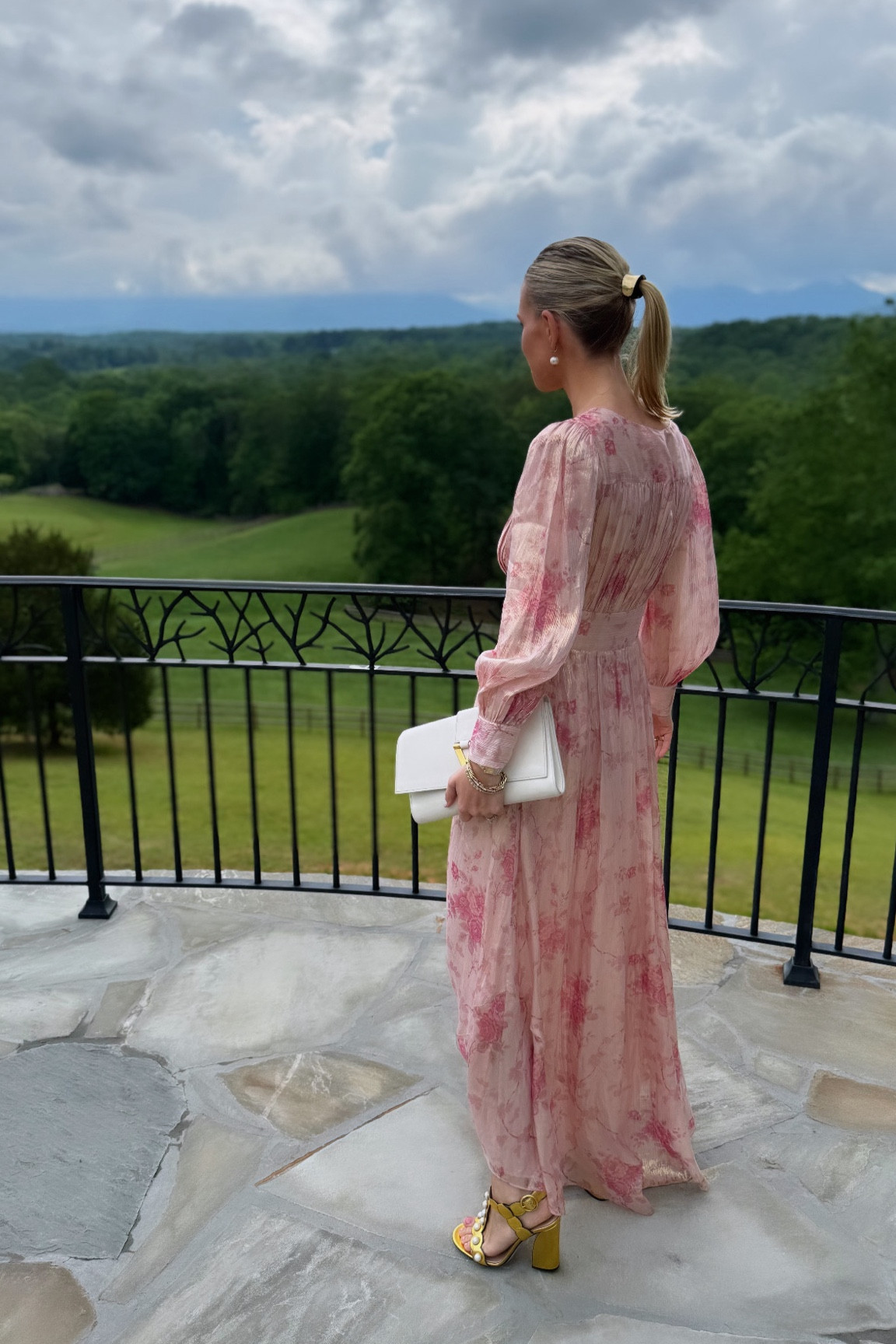 Gold hair tie - the outfit is all old!! But linking other pink dresses I’m loving 

#LTKstyletip #LTKU #LTKwedding