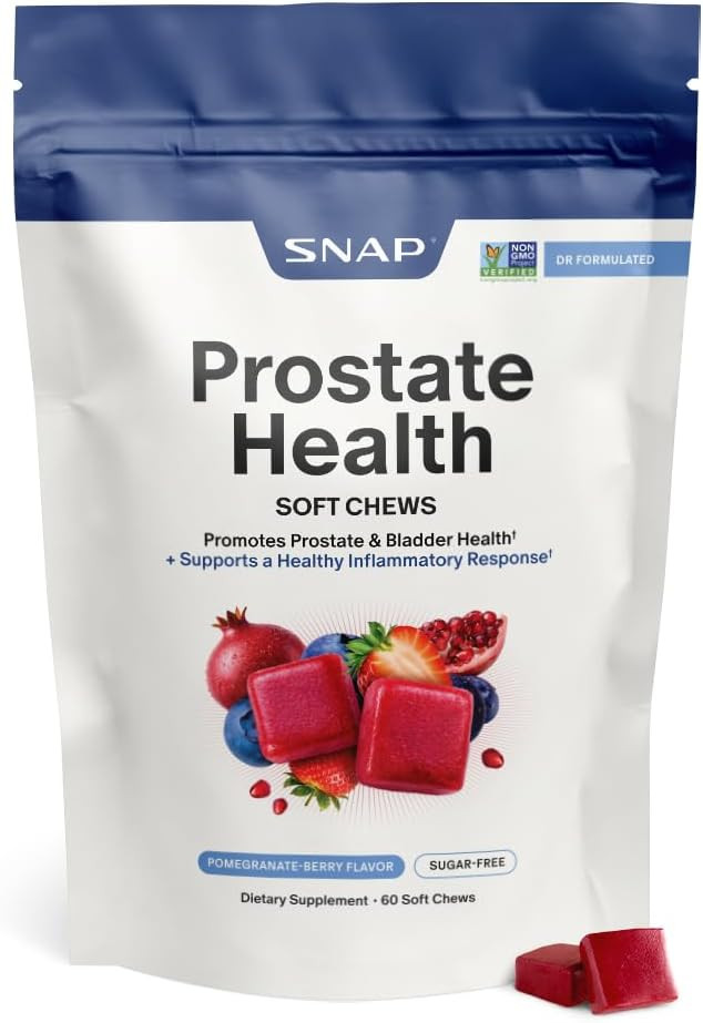 Snap Supplements Prostate Health Supplement for Men with Plant Sterols, Nettle Root & Reishi Mush... | Amazon (US)