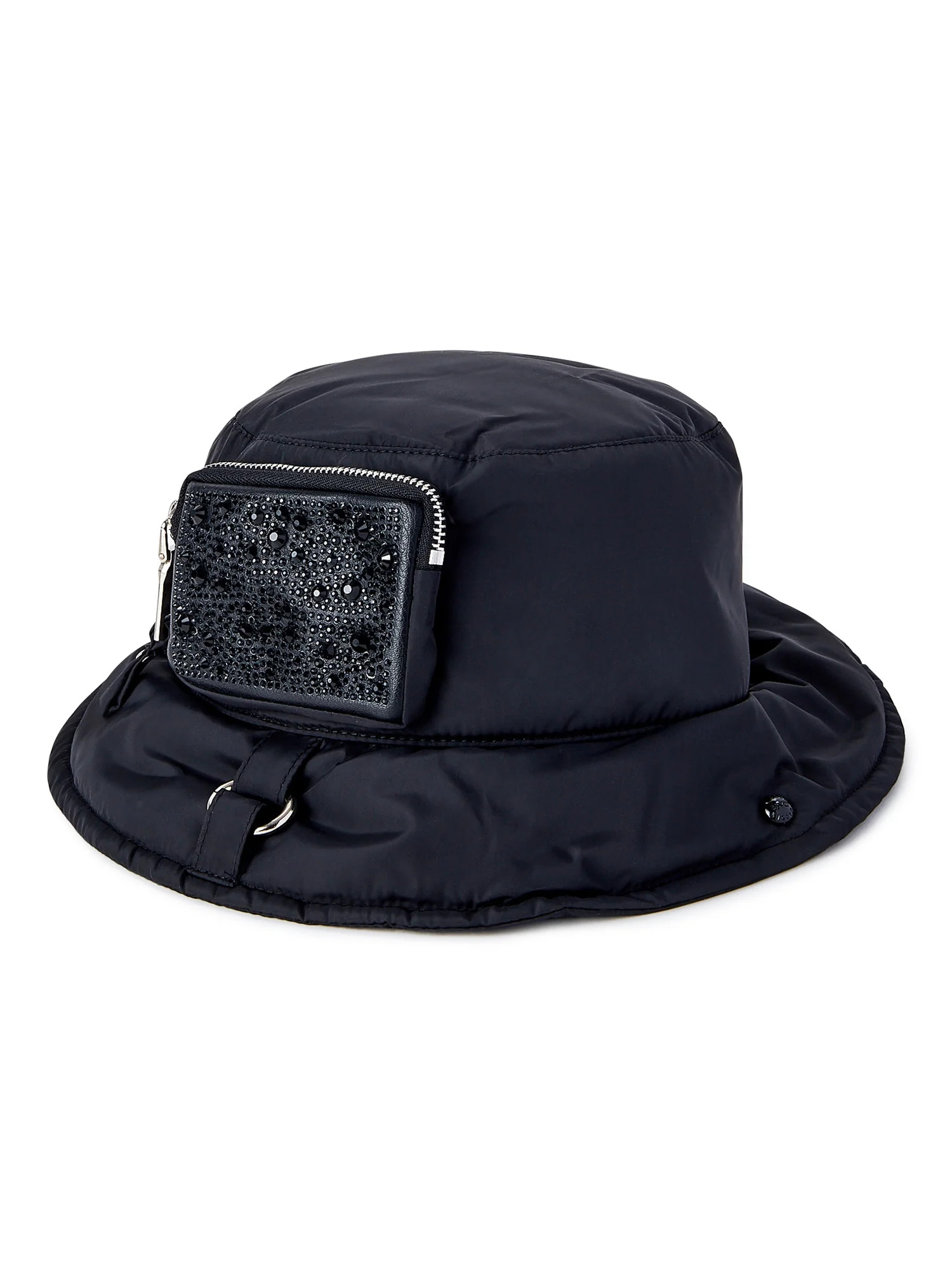 Madden NYC Women’s Puffer Bucket Hat with Pocket - Walmart.com | Walmart (US)