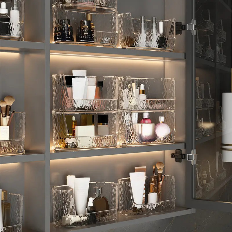 1pc Mirror Cabinet Storage Box, Cosmetic Lipstick Stackable Storage Rack, Bathroom Desktop Storag... | Temu Affiliate Program