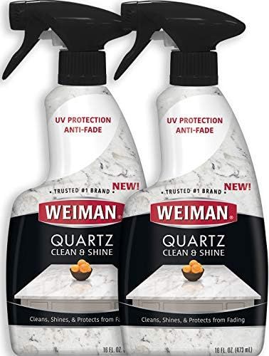 Weiman Quartz Countertop Cleaner and Polish (2 Pack) Clean and Shine Your Quartz Countertops Isla... | Amazon (US)