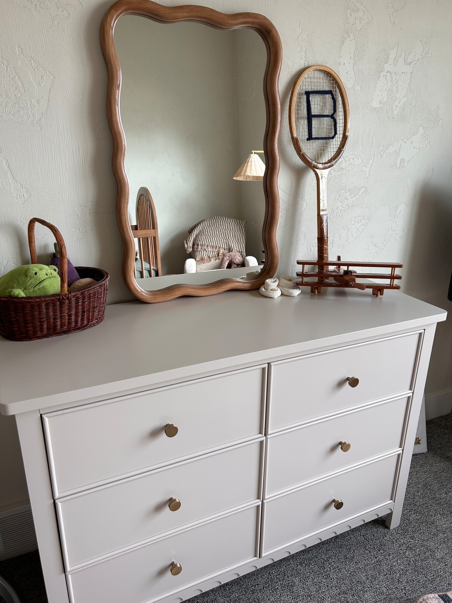 Found the perfect dresser for baby boys nursery! Such a beautiful beige color and matches the room perfectly 😍

#LTKKids #LTKBump #LTKHome