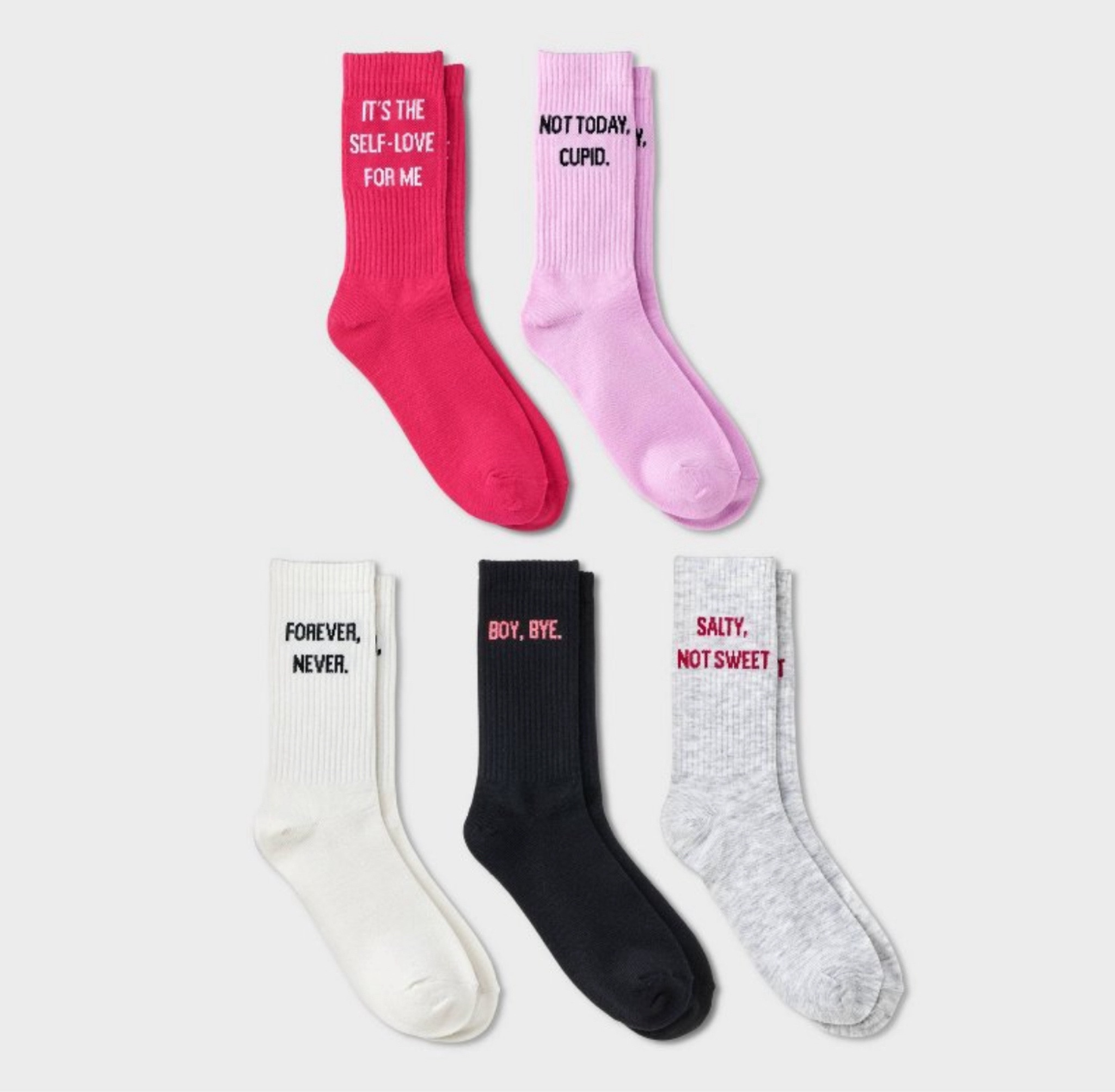 Spicy Valentine’s Day Crew Socks #valentinesday
#galentines