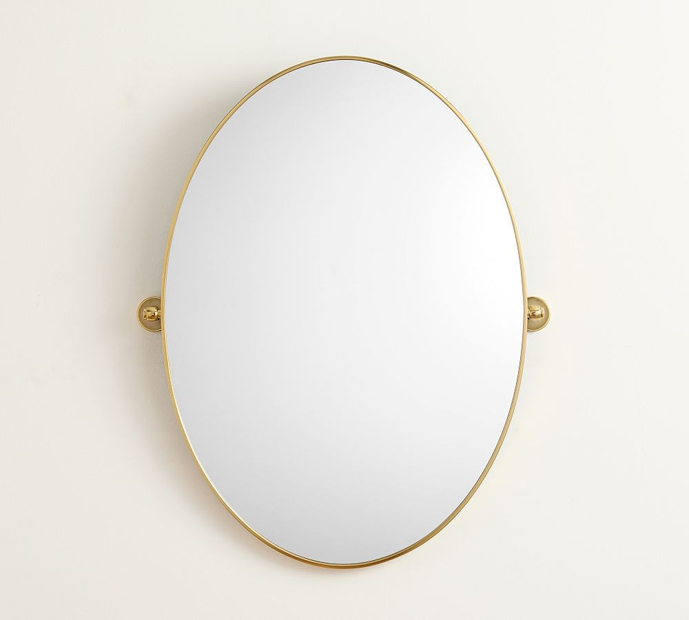 Sansome Oval Pivot Mirror | Pottery Barn (US)