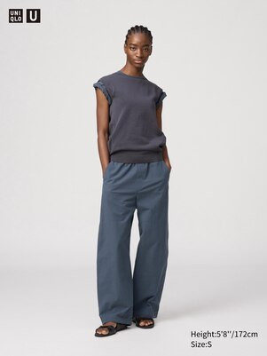 WOMEN'S UNIQLO U EASY CURVED PANTS | UNIQLO AU | Uniqlo Australia