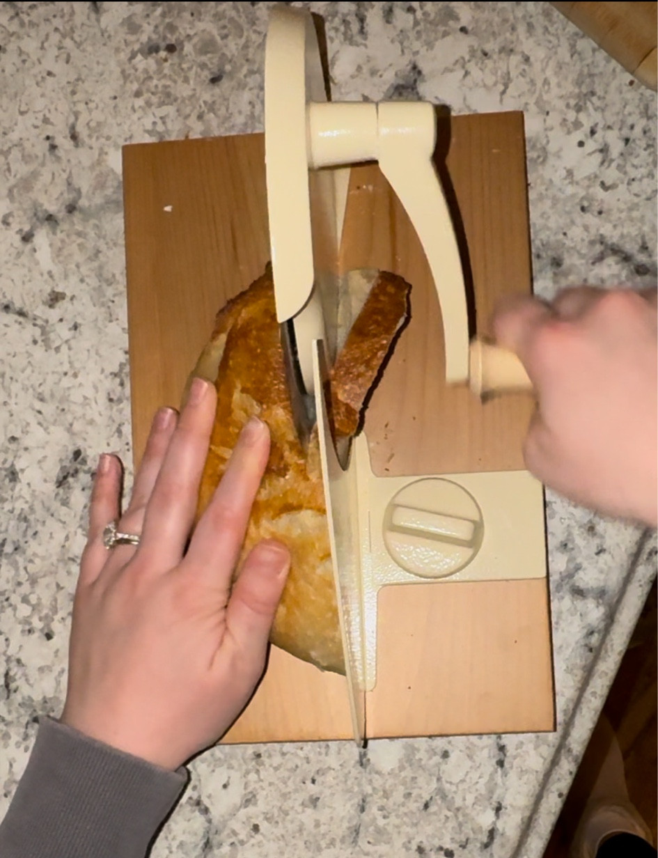 Absolutely OBSESSED with this bread slicer for my sourdough!❤️‍🔥🥖

#LTKHome #LTKGiftGuide