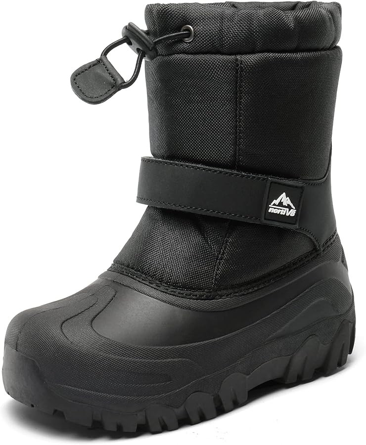 NORTIV 8 Kids Snow Boots Boy's Girl's Waterproof Cold Weather Classic Booties Hiking Outdoor Shoe... | Amazon (US)